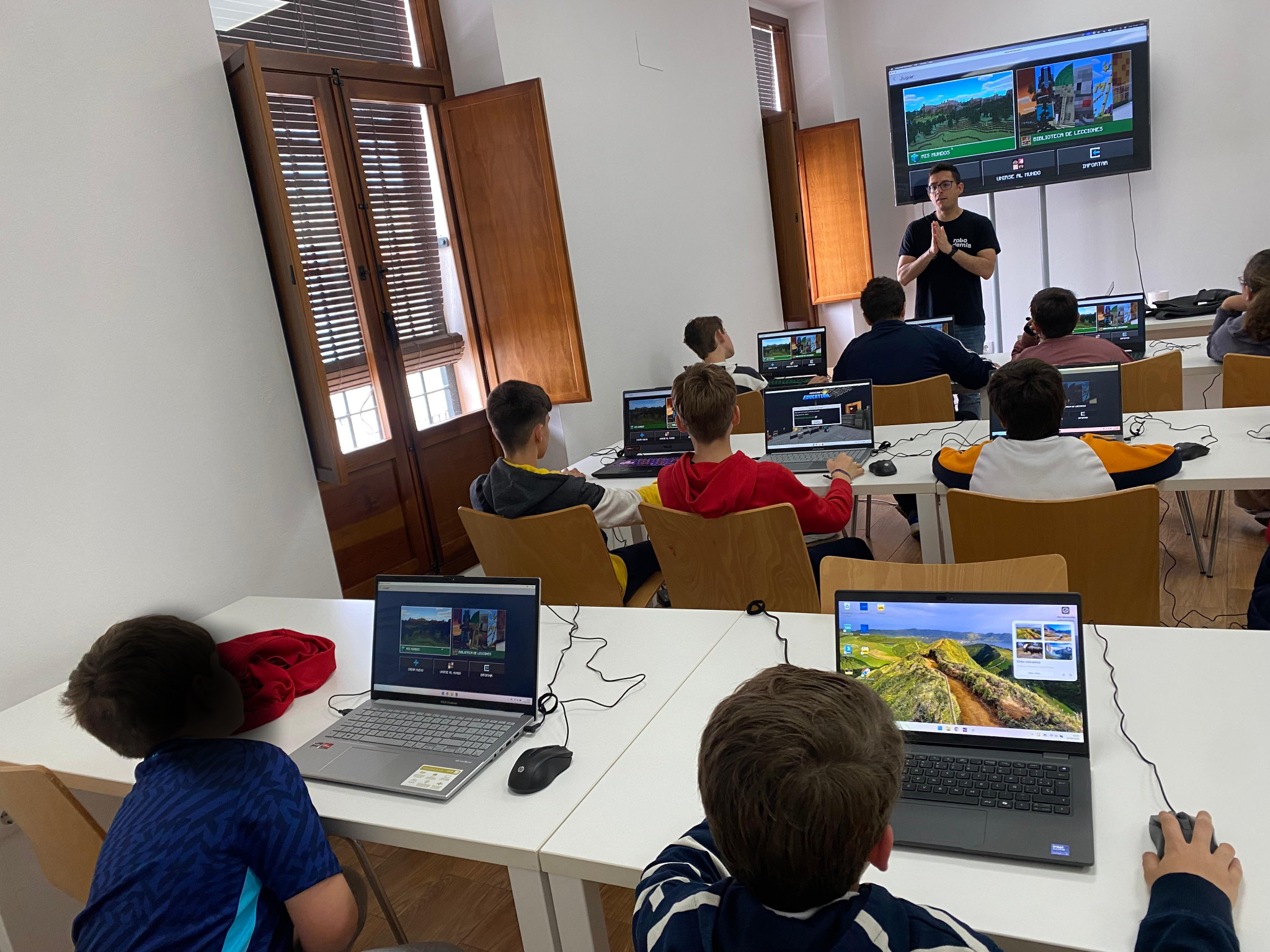 Taller de Minecraft en Porcuna